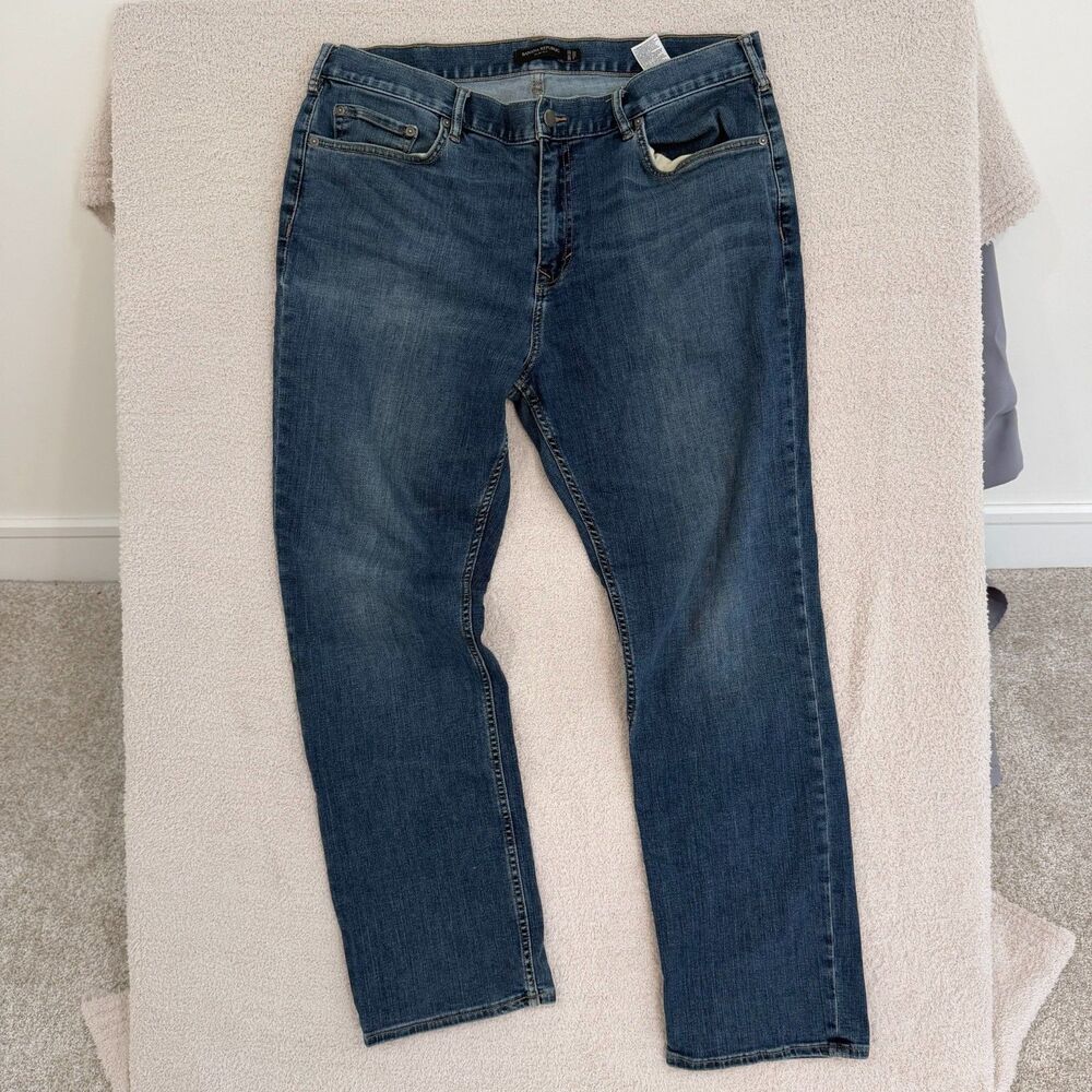 Banana Republic Slim Fit Jeans Mens 38x32 Medium Wash Stretch Denim Big Size
